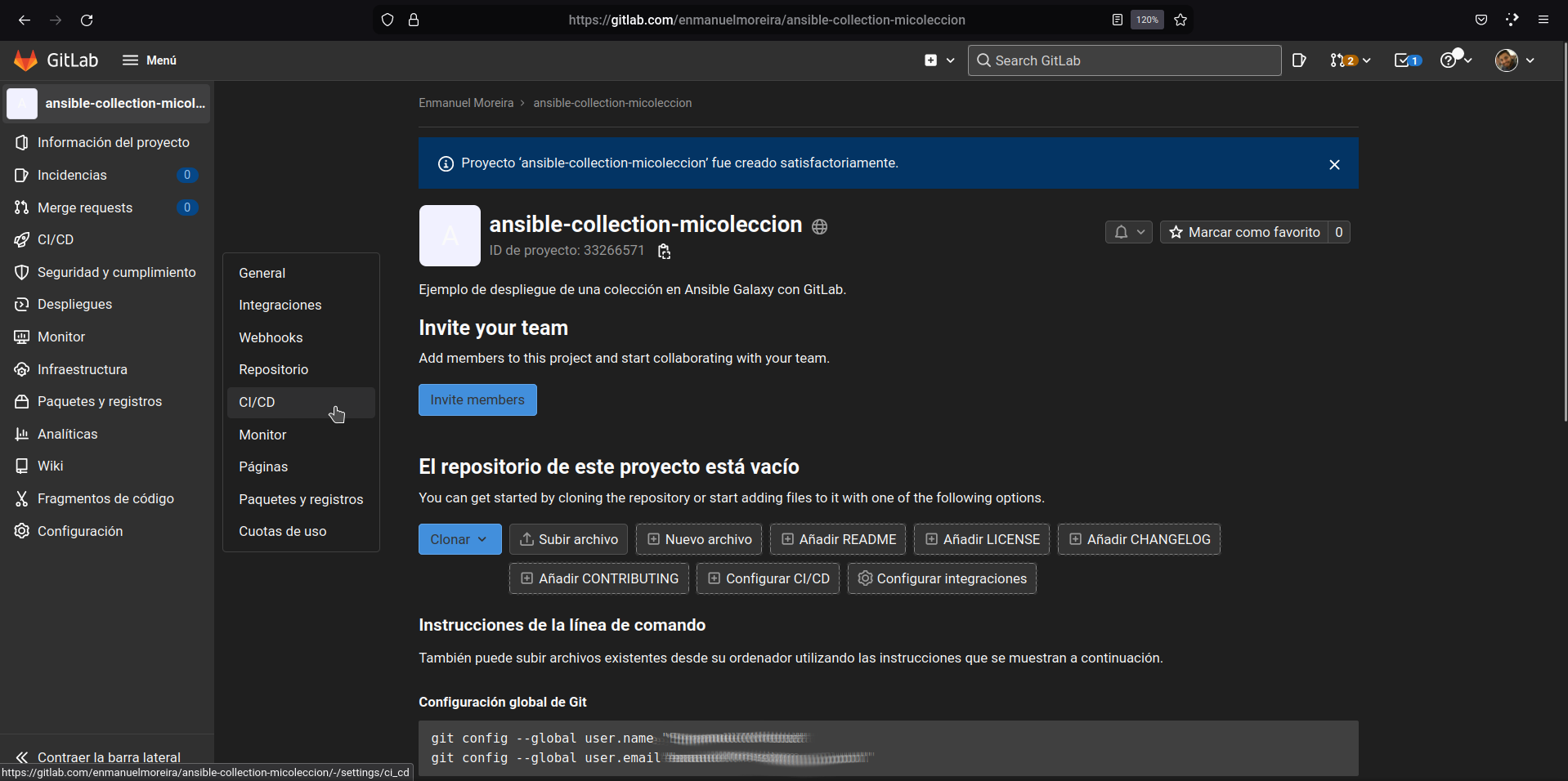 Configuracion