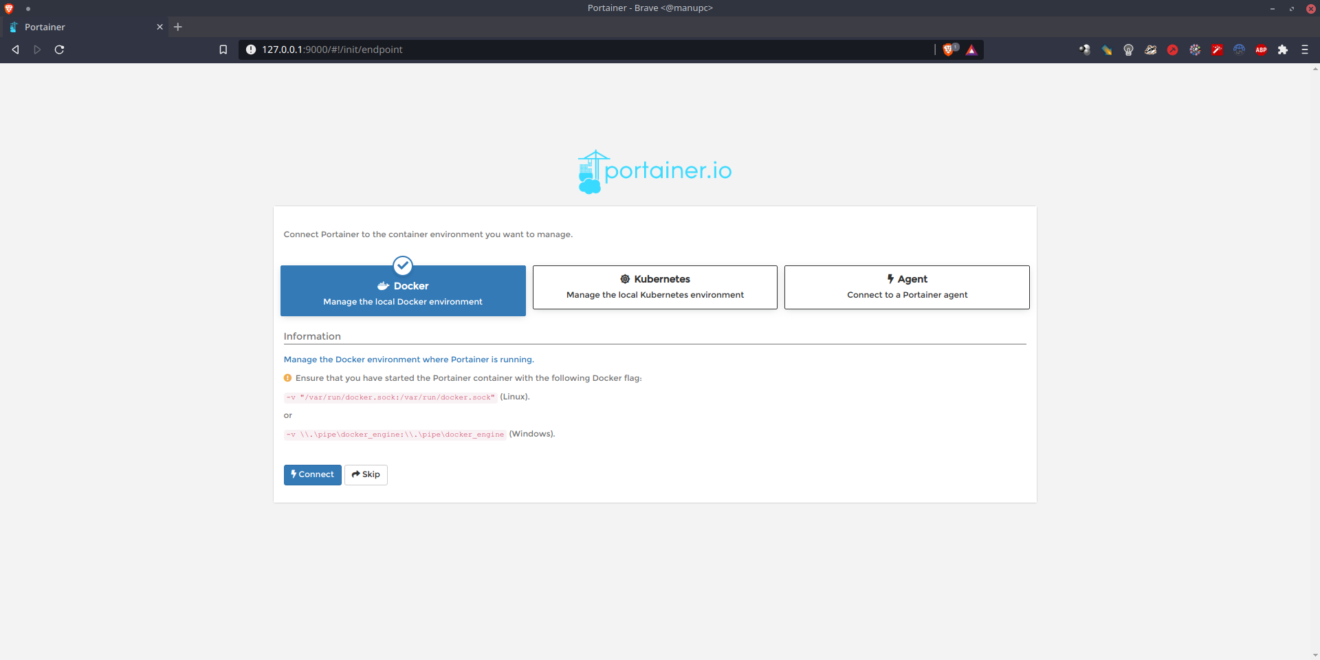 Modo Instalación