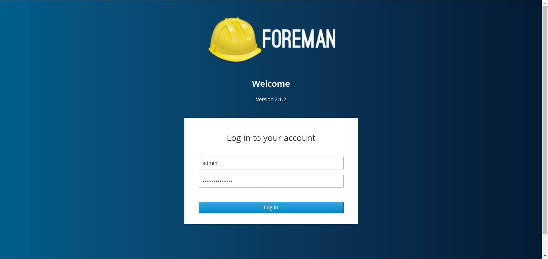 Foreman Login