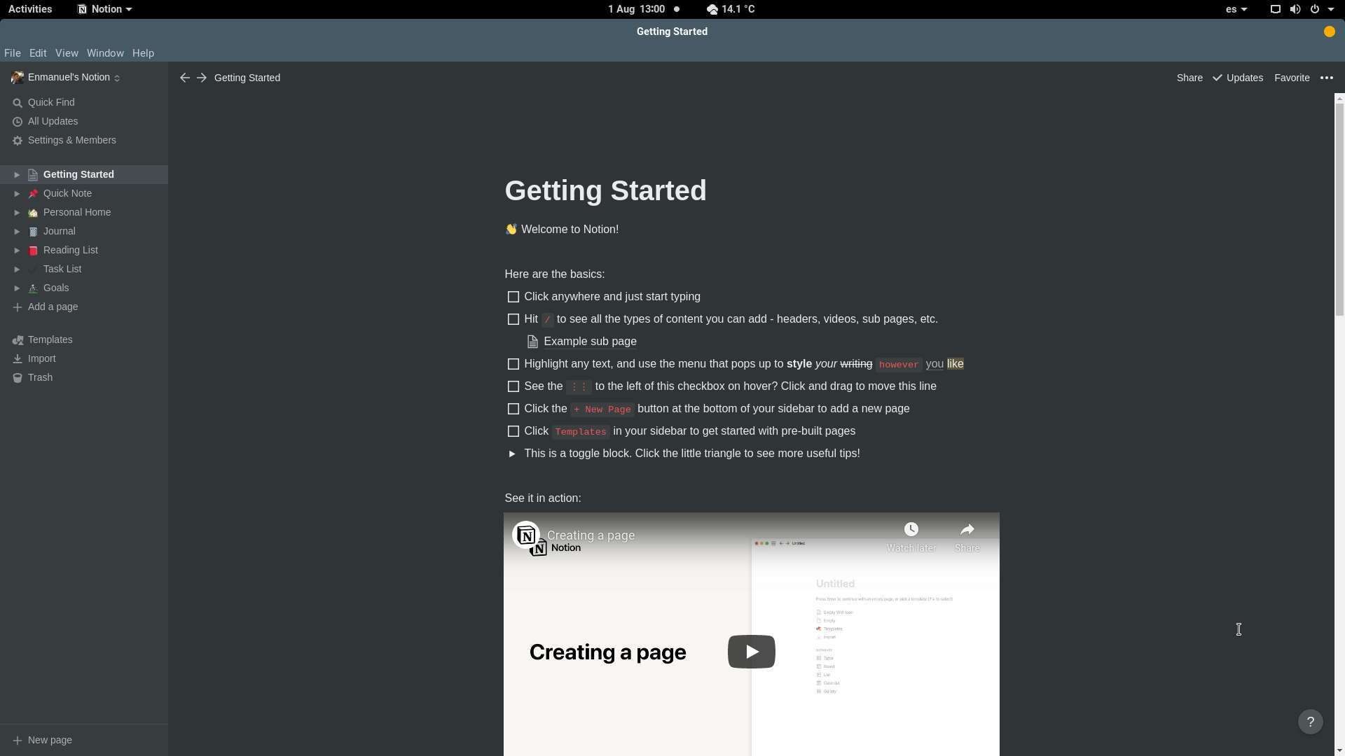 Notion Desktop
